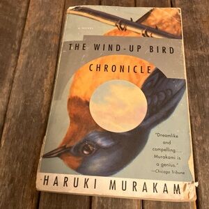 Vintage The Wind-Up Bird Chronicle Book - Blue and Orange Cover